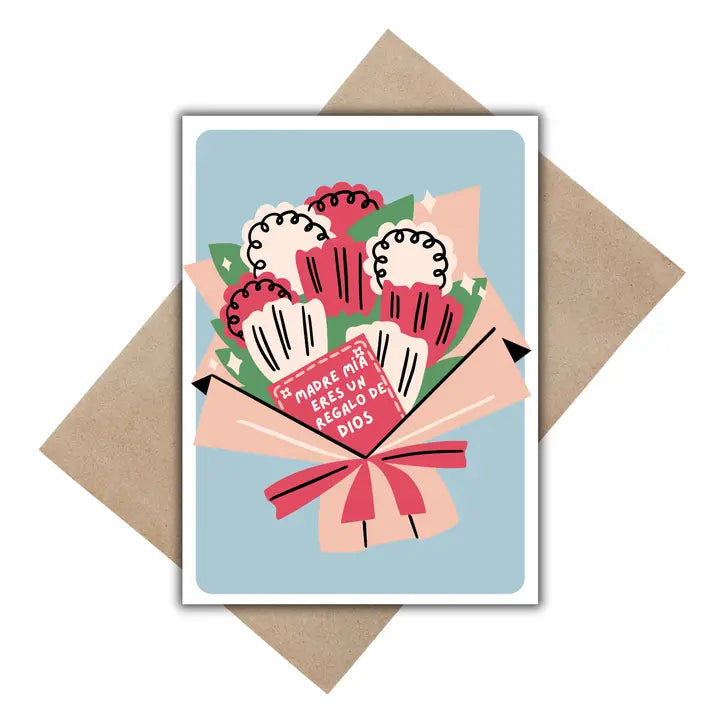 MAMA ERES UN REGALO DE DIOS - CARD IN SPANISH