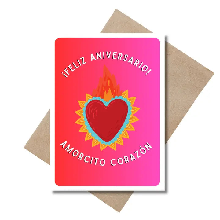 FELIZ ANIVERSARIO AMORCITO CORAZON - CARD