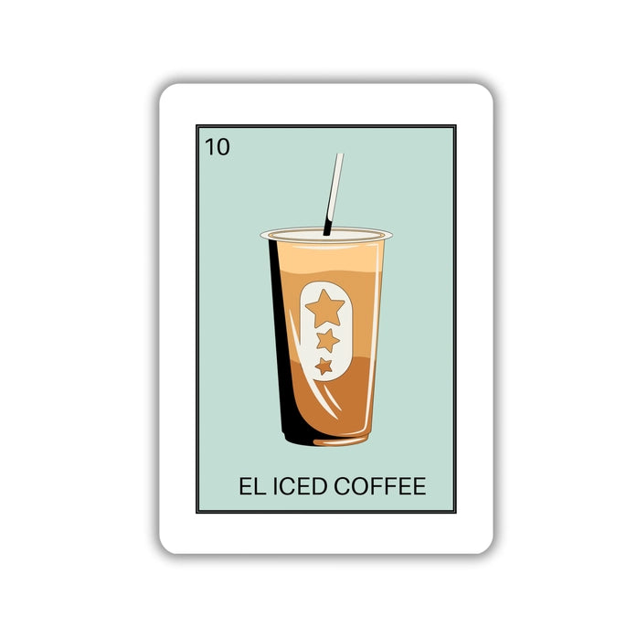 EL ICED COFFEE - LOTERIA STICKER
