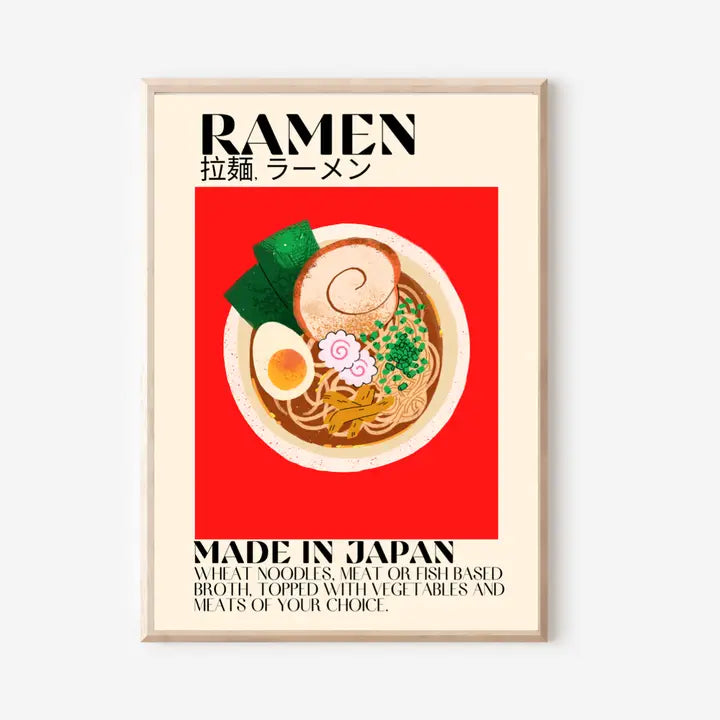 RAMEN ART PRINT