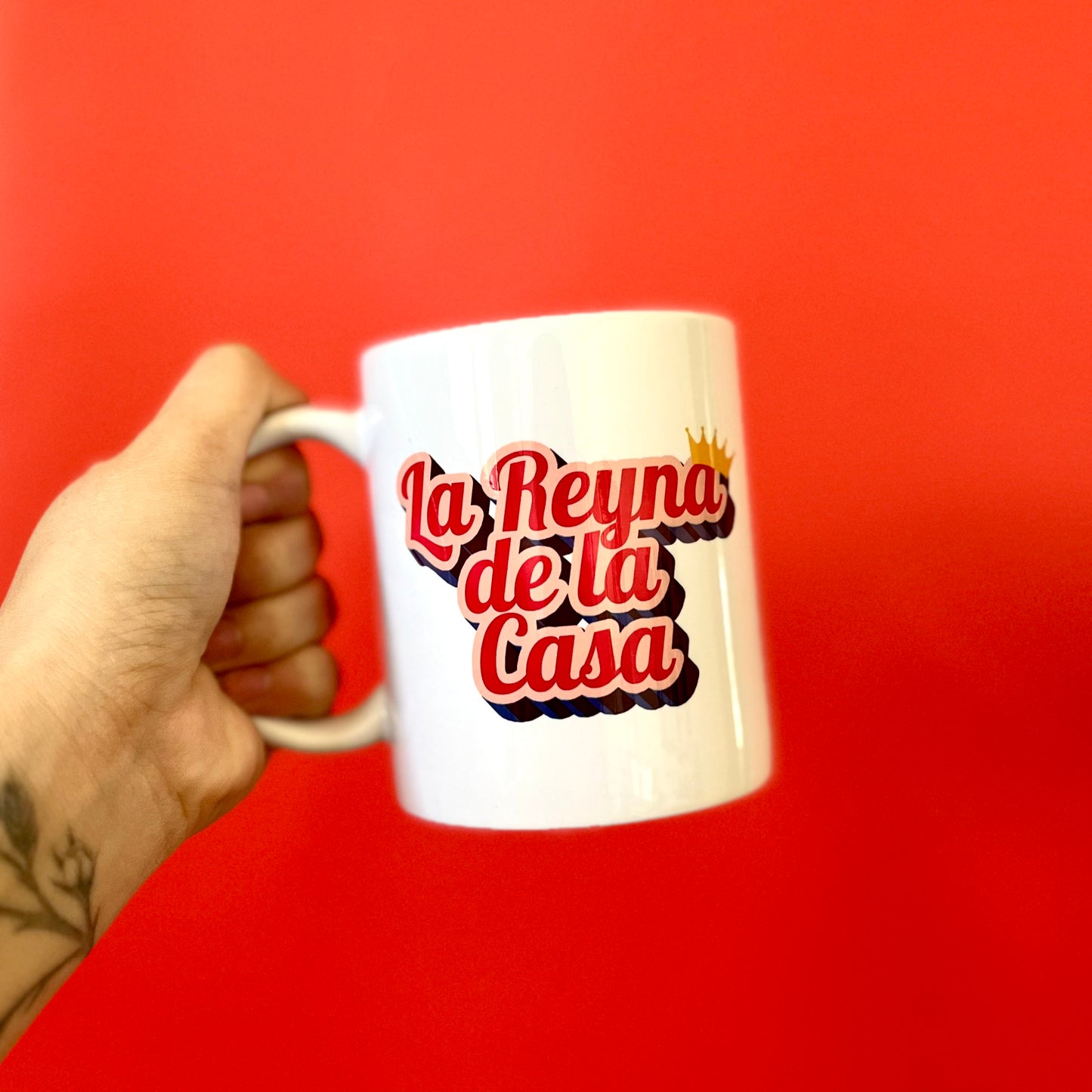 La Reyna de la casa, Mother’s day mug in Spanish!