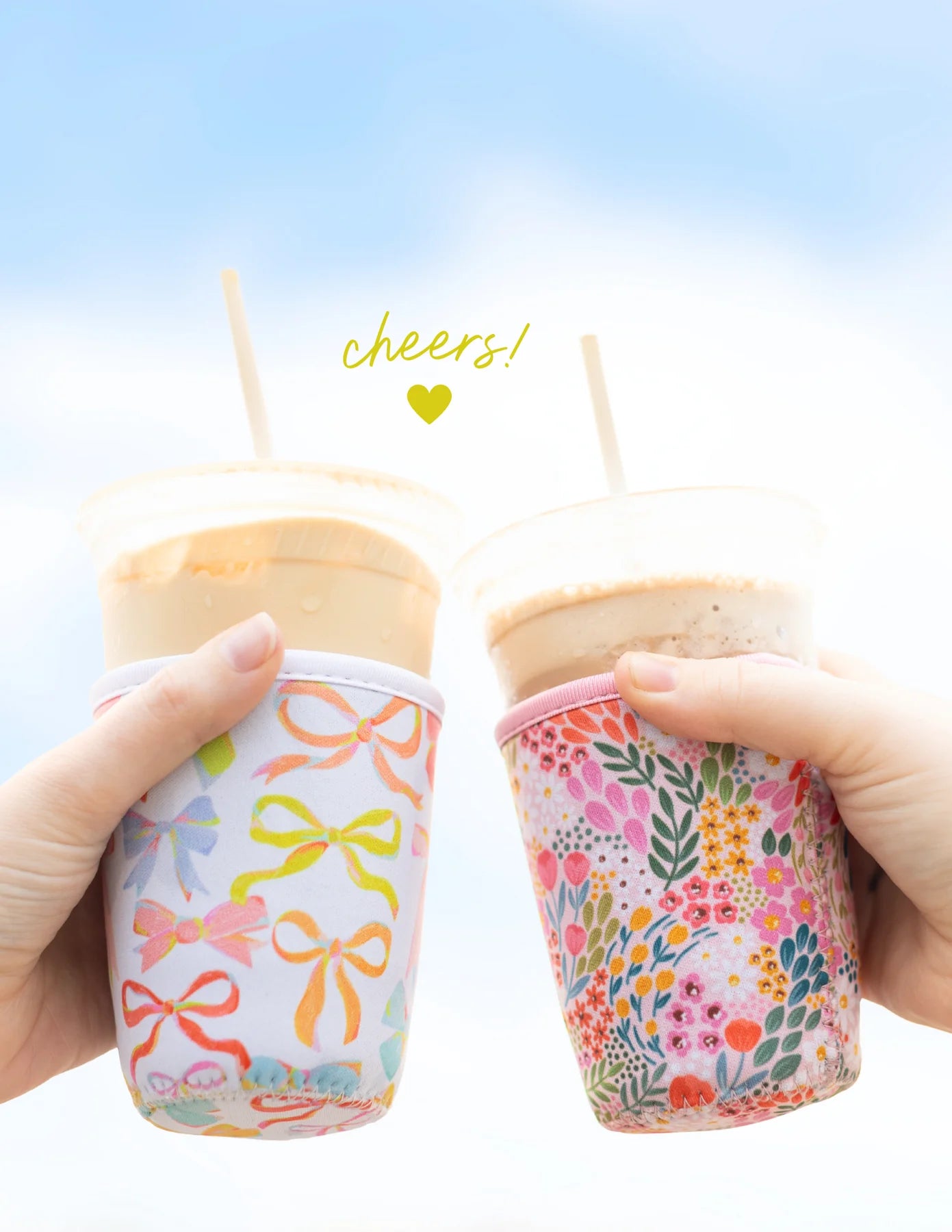 RAINBOW BOWS DRINK SLEEVE
