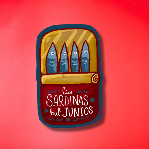 SARDINAS - STICKER