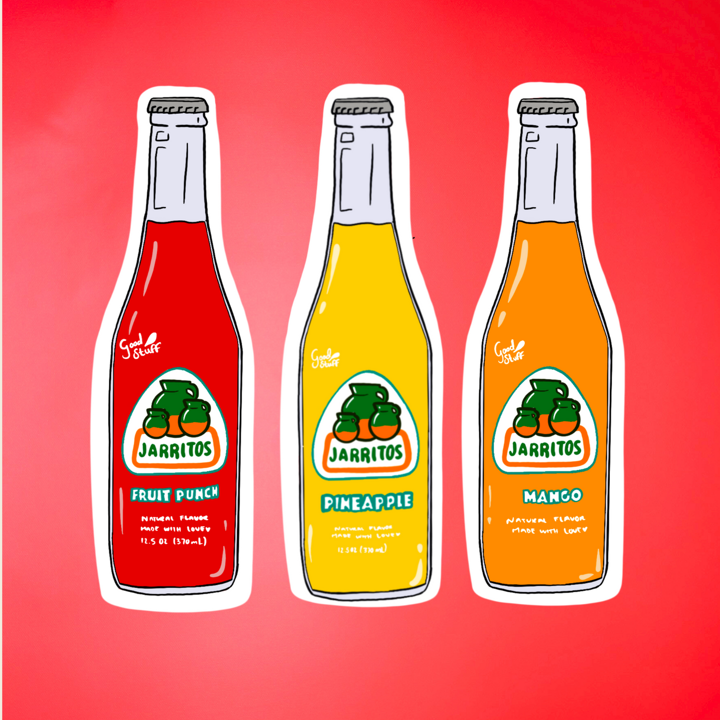 JARRITOS - STICKER PACK OF 3