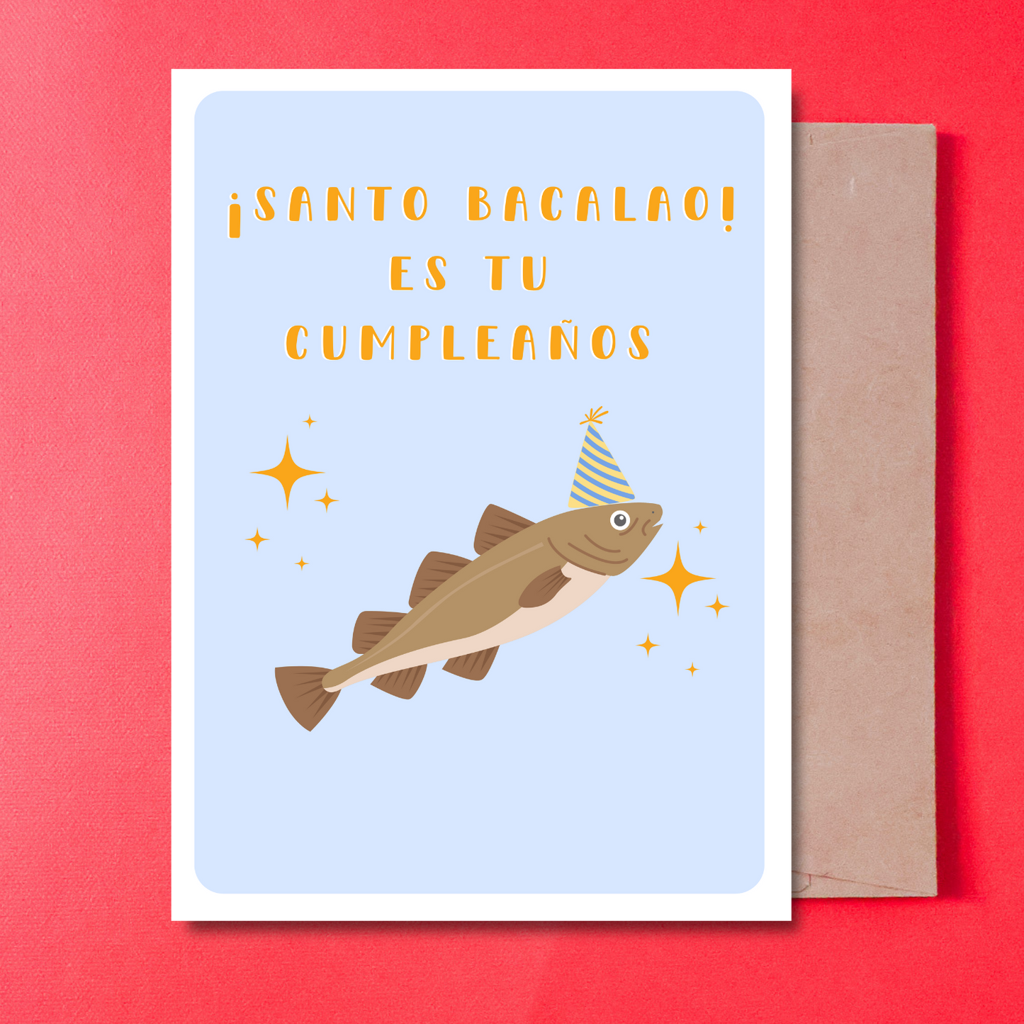 SANTO BACALAO - CARD IN SPANISH