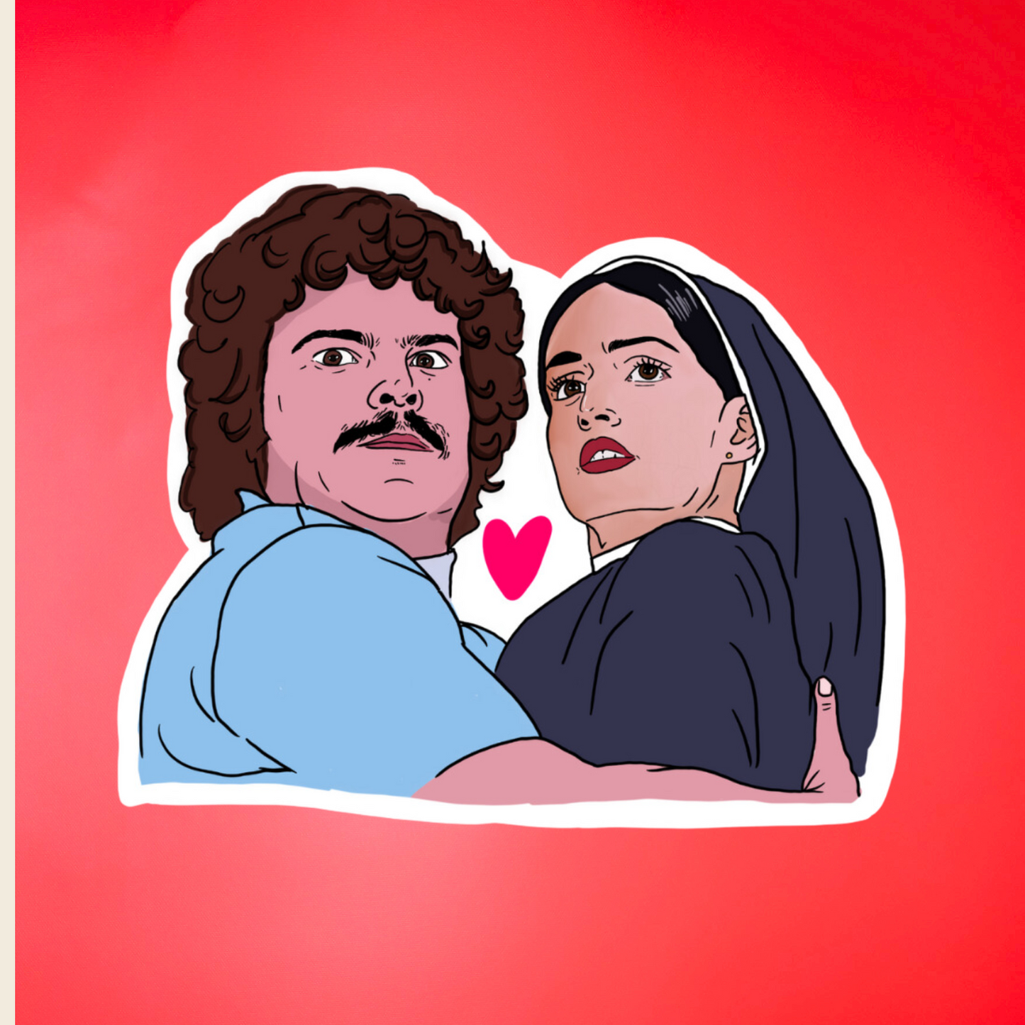 NACHO Y ENCARNACION POP CULTURE - STICKER