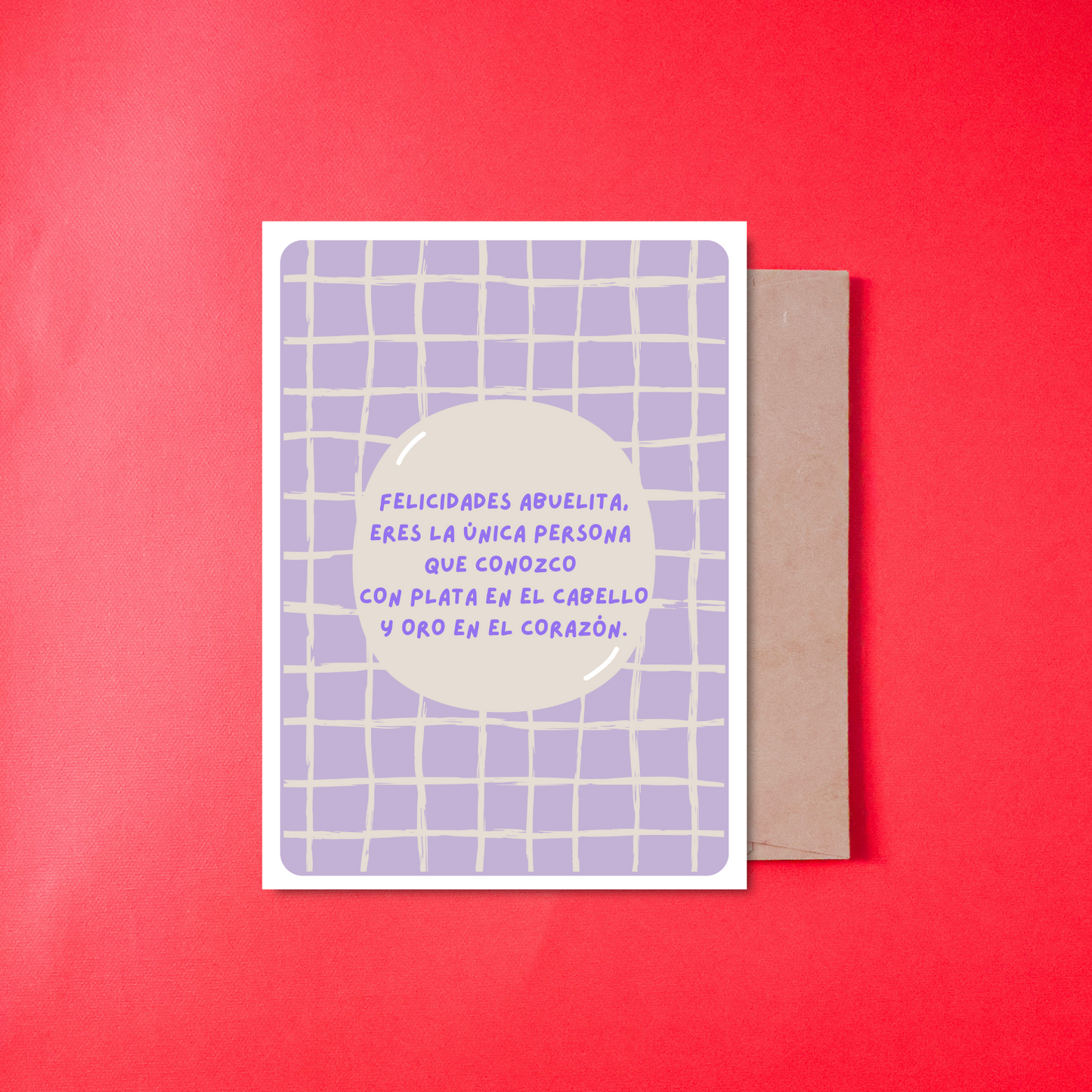FELICIDADES ABUELITA - CARD IN SPANISH
