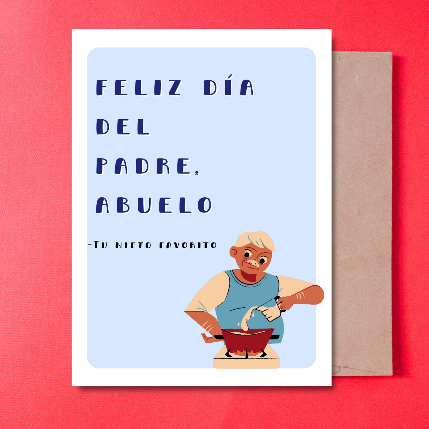 FELIZ DIA DEL PADRE, ABUELO - CARD IN SPANISH