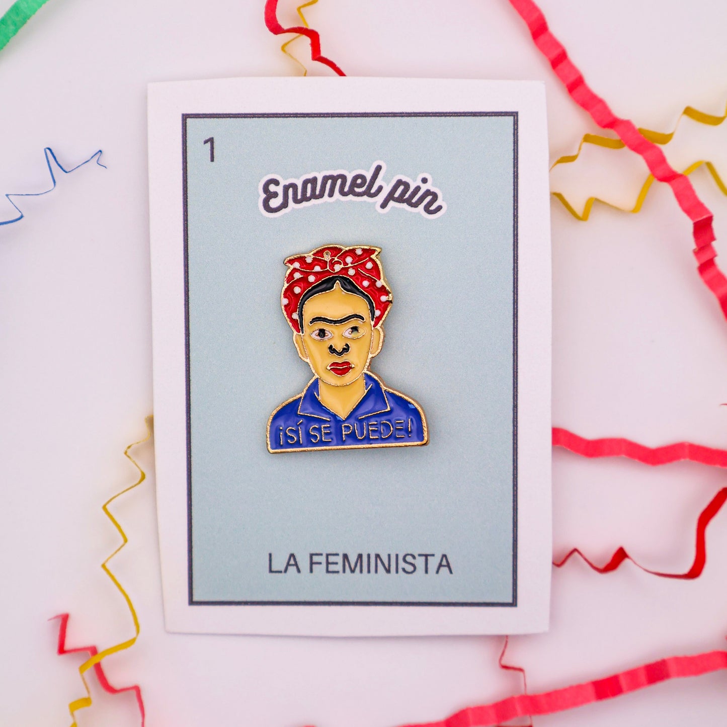 LA FEMINISTA ENAMEL PIN