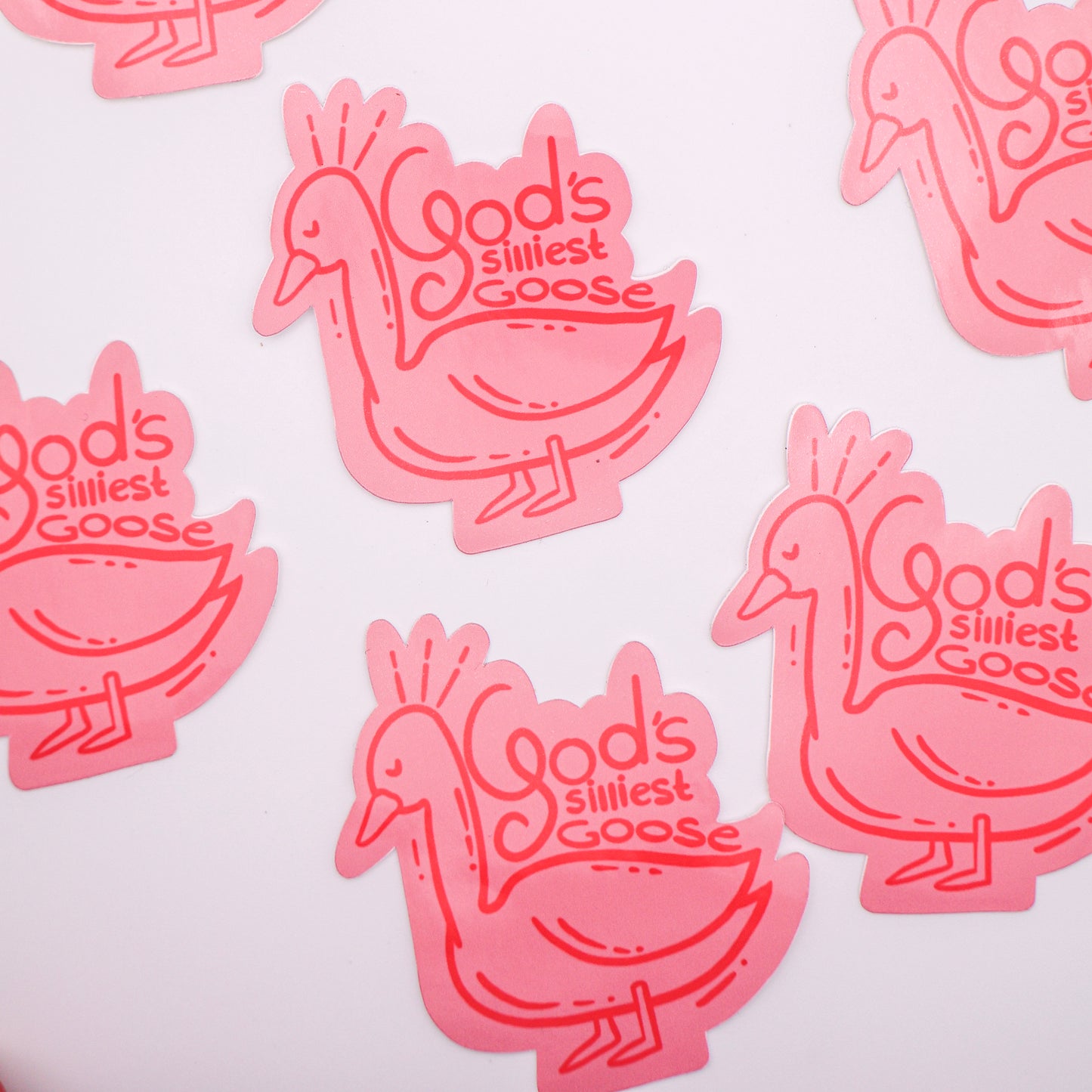 God’s Silliest Goose Sticker – Funny and Inspirational Christian Sticker