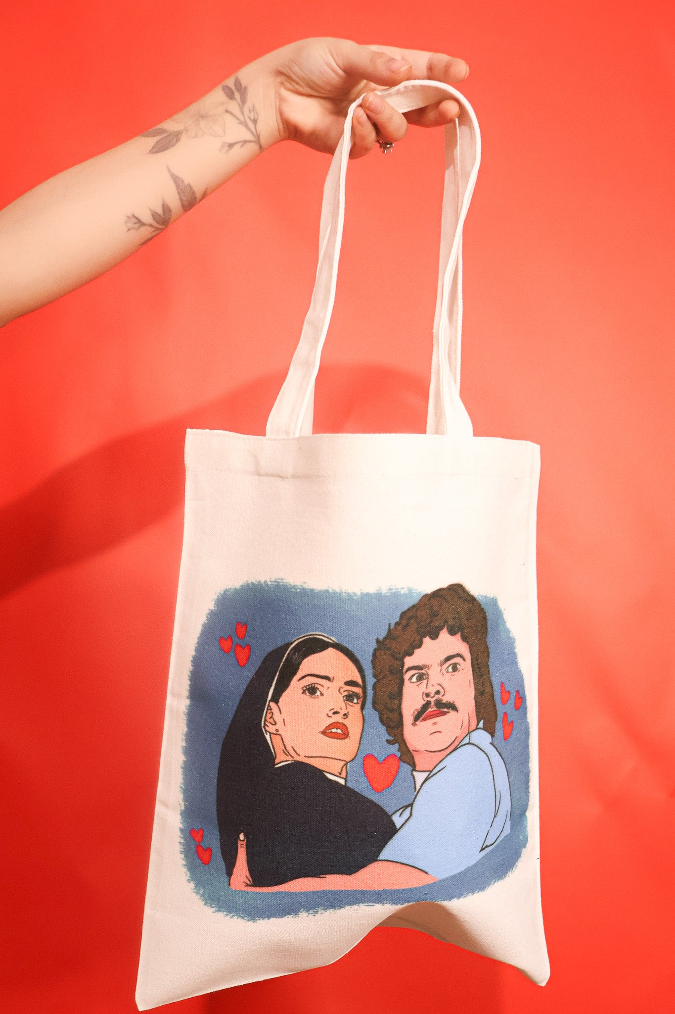 NACHO Y ENCARNACION POP CULTURE - MEDIUM TOTE BAG