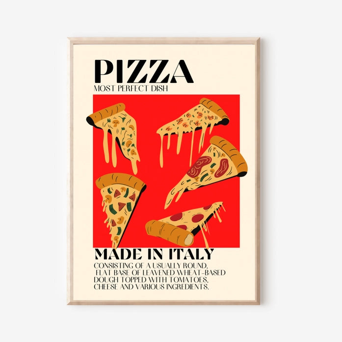 PIZZA ART PRINT