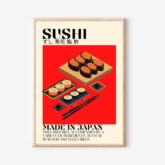 SUSHI ART PRINT
