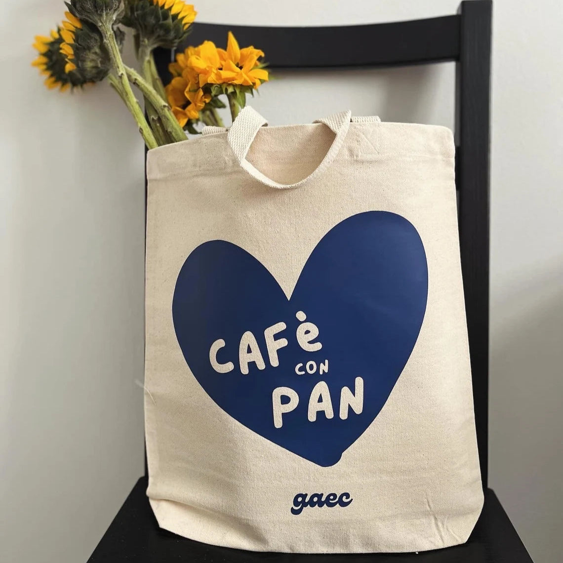Tote bag “Cafe con pan”