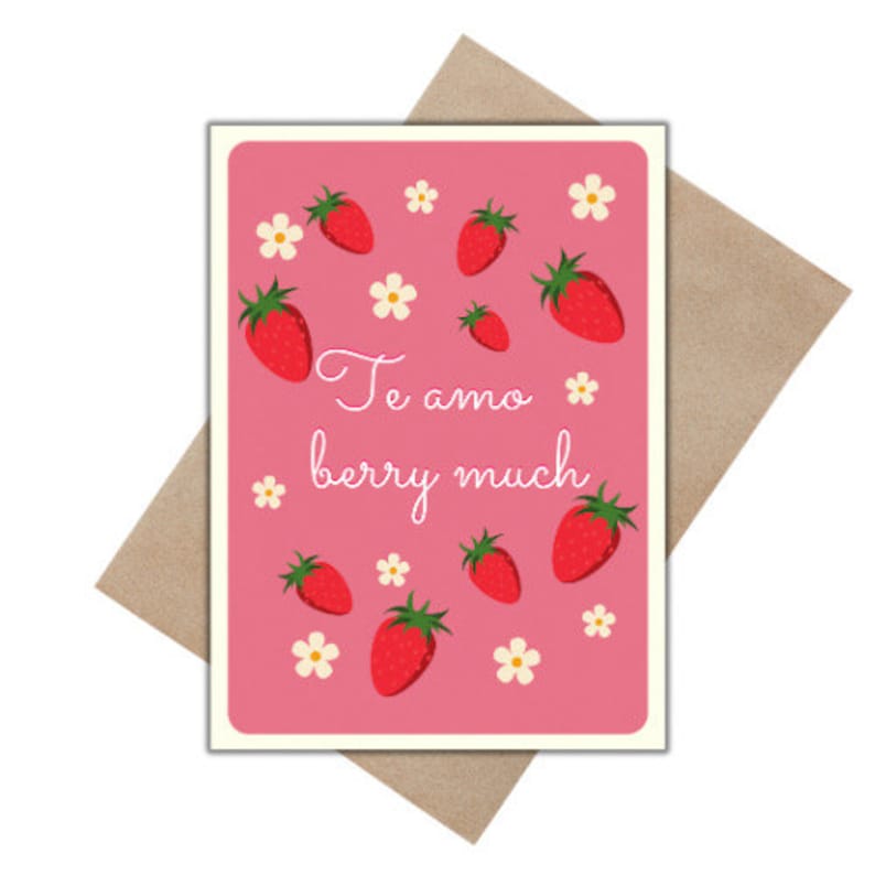 TE AMO VERY MUCH - CARD IN SPANISH