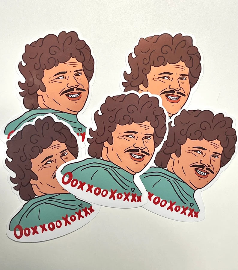 NACHO LIBRE XOXO - STICKER