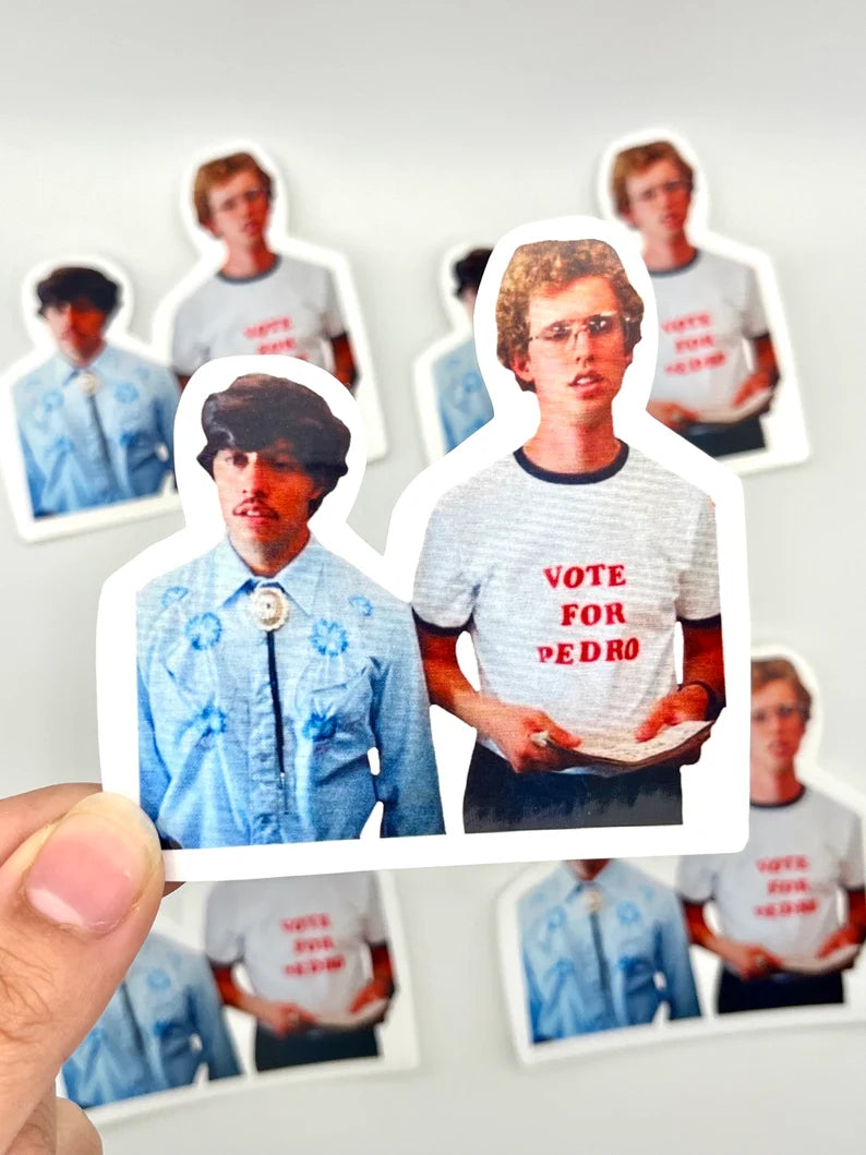 VOTE FOR PEDRO - NAPOLEON DYNAMITE STICKER