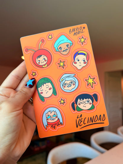 Sticker sheet - La vecindad