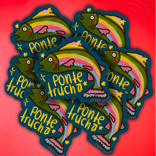 PONTE TRUCHA - STICKER