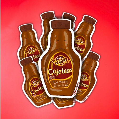 COMO LA CAJETEAS - STICKER