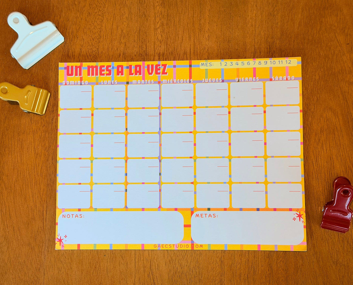 MONTHLY - NOTE PAD