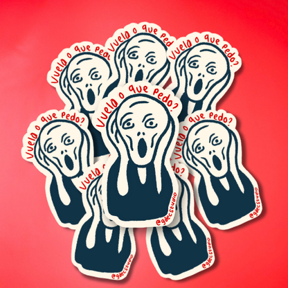 VUELA O QUE PEDO - STICKER