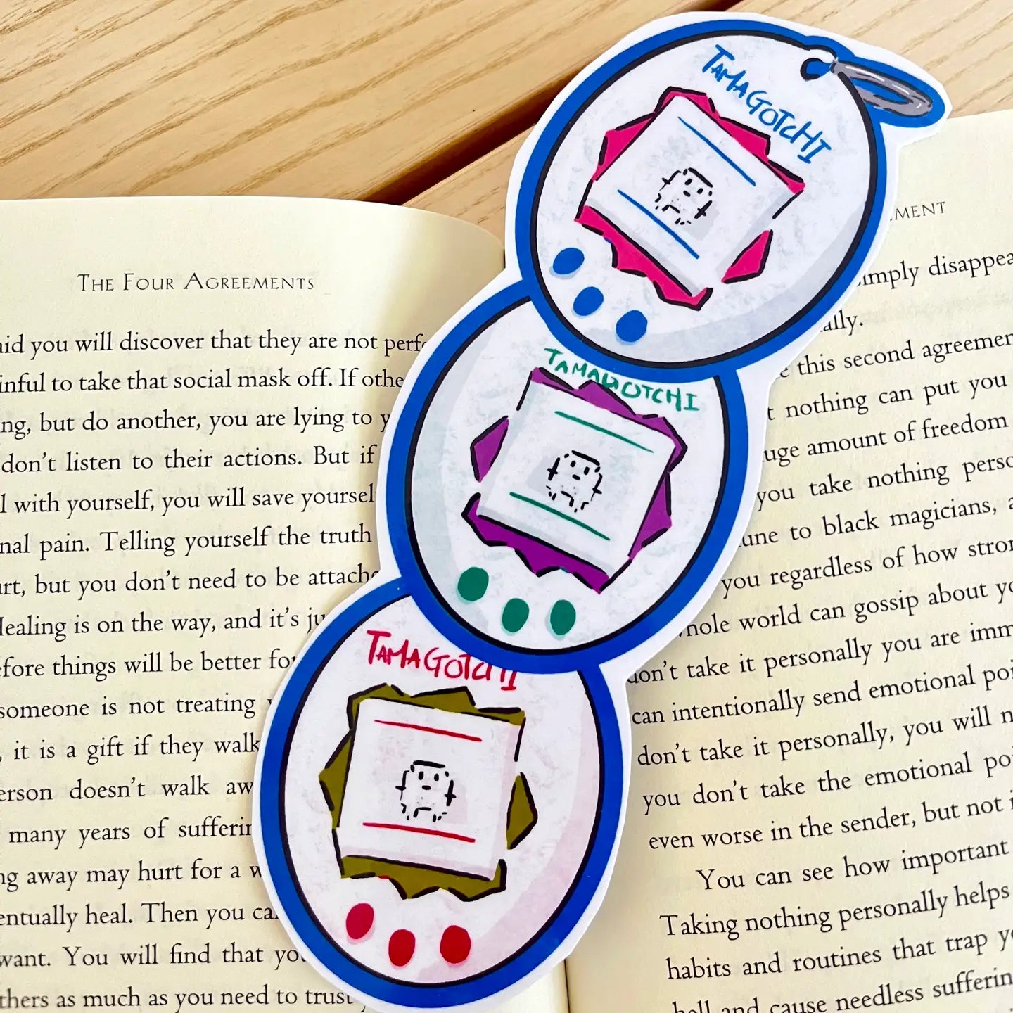 TAMAGOCHI 90'S TOY DIE CUT BOOKMARK