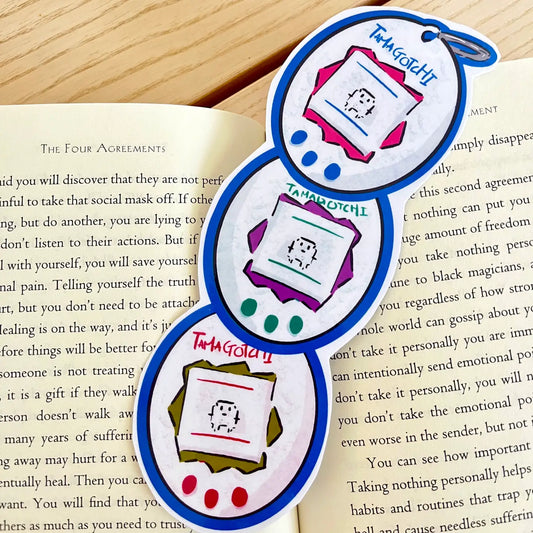 TAMAGOCHI 90'S TOY DIE CUT BOOKMARK