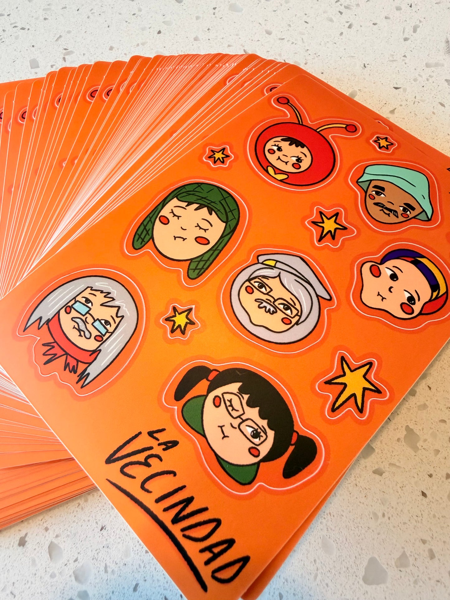 Sticker sheet - La vecindad