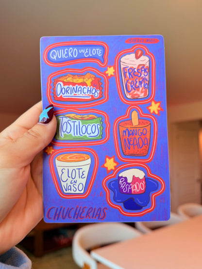 Sticker sheet - Chucherias