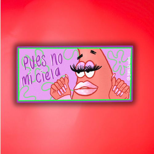 NO MI CIELA - STICKER