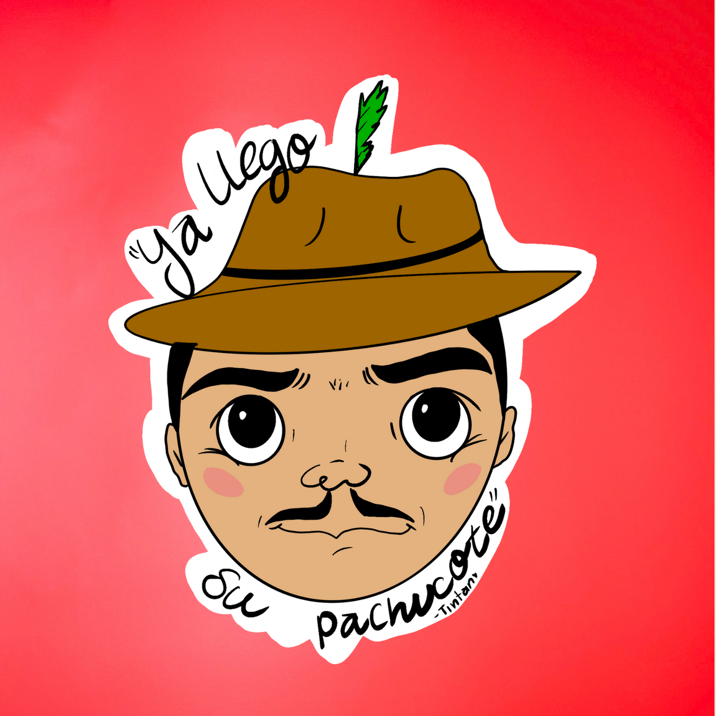 TINTAN POP CULTURE - STICKER