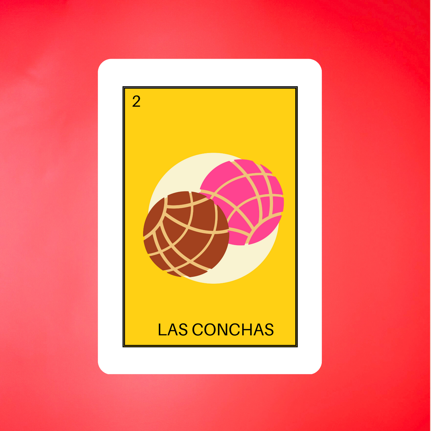 LAS CONCHAS LOTERIA - STICKER