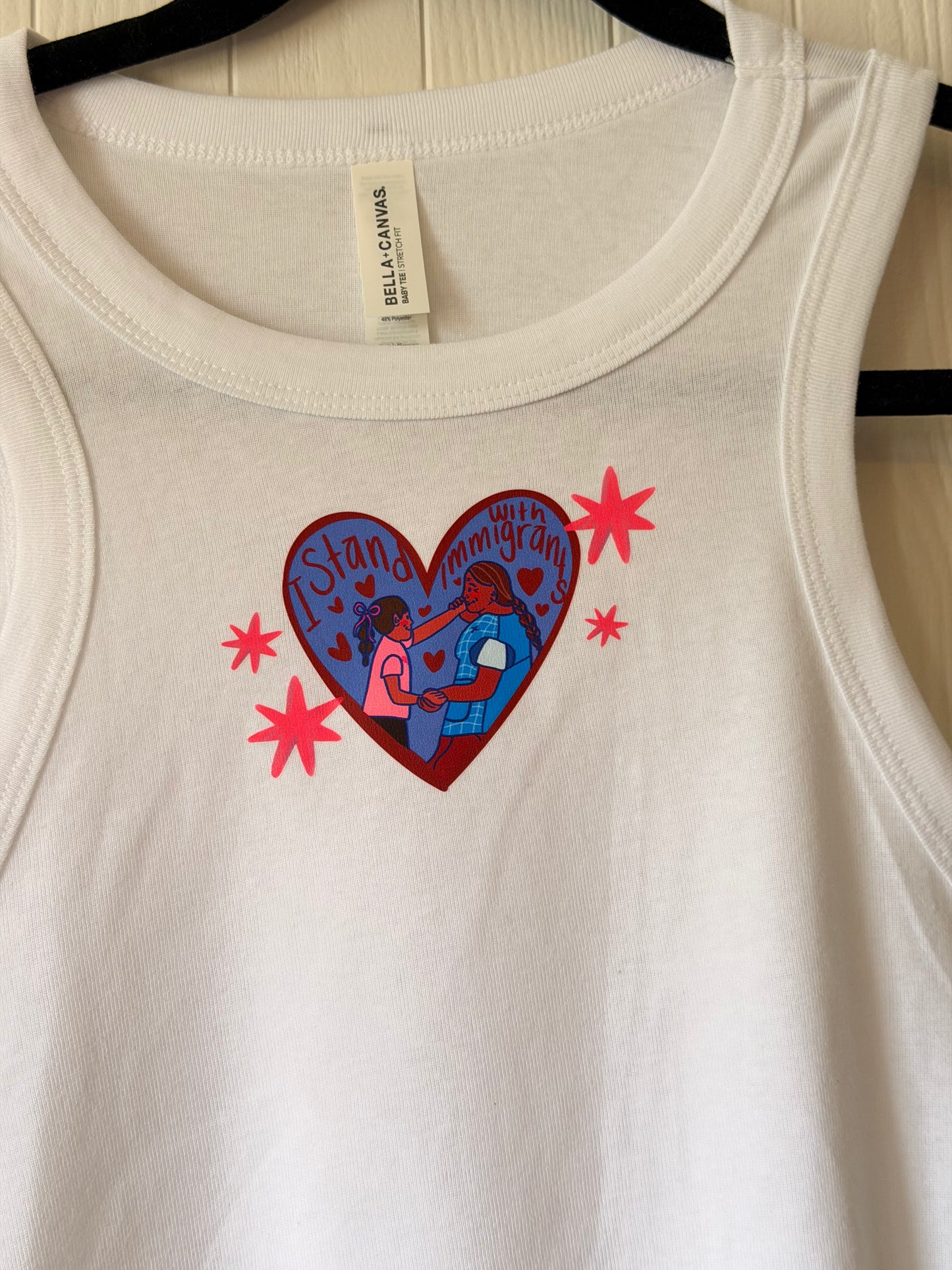 I SUPPORT IMMIGRANTS TANK TOP