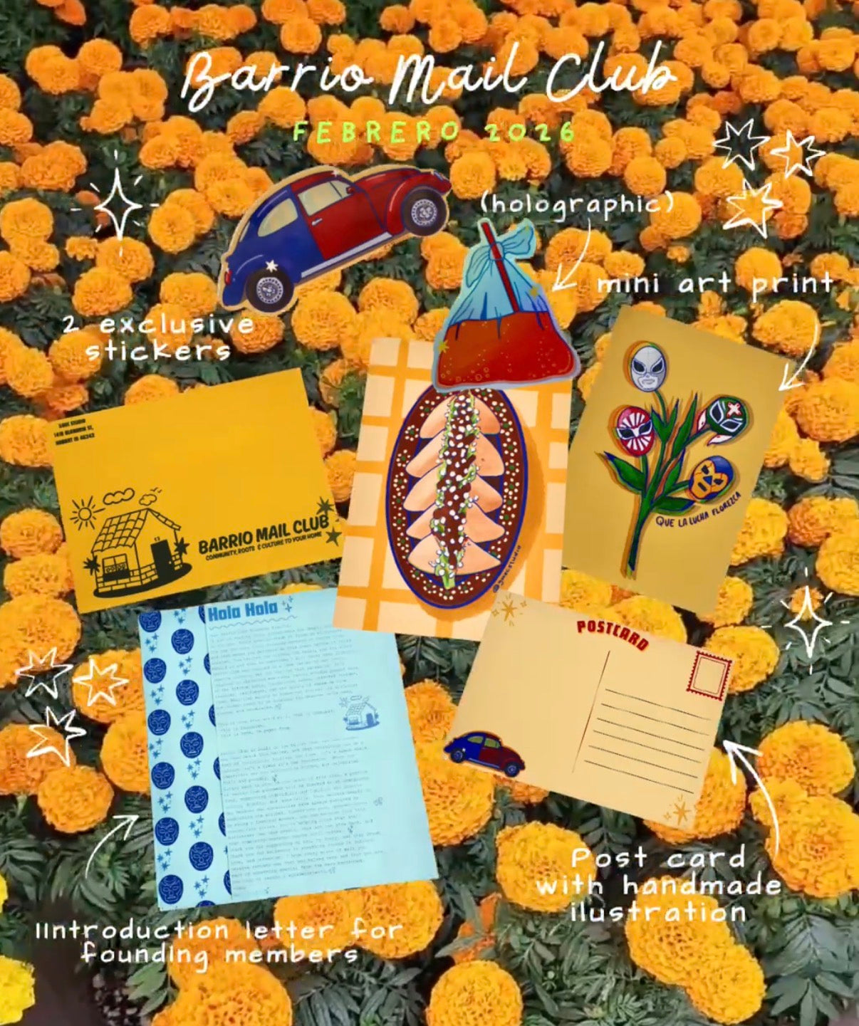 Barrio Club - February PAST MONTH (NOT SUBSCRIPTION)