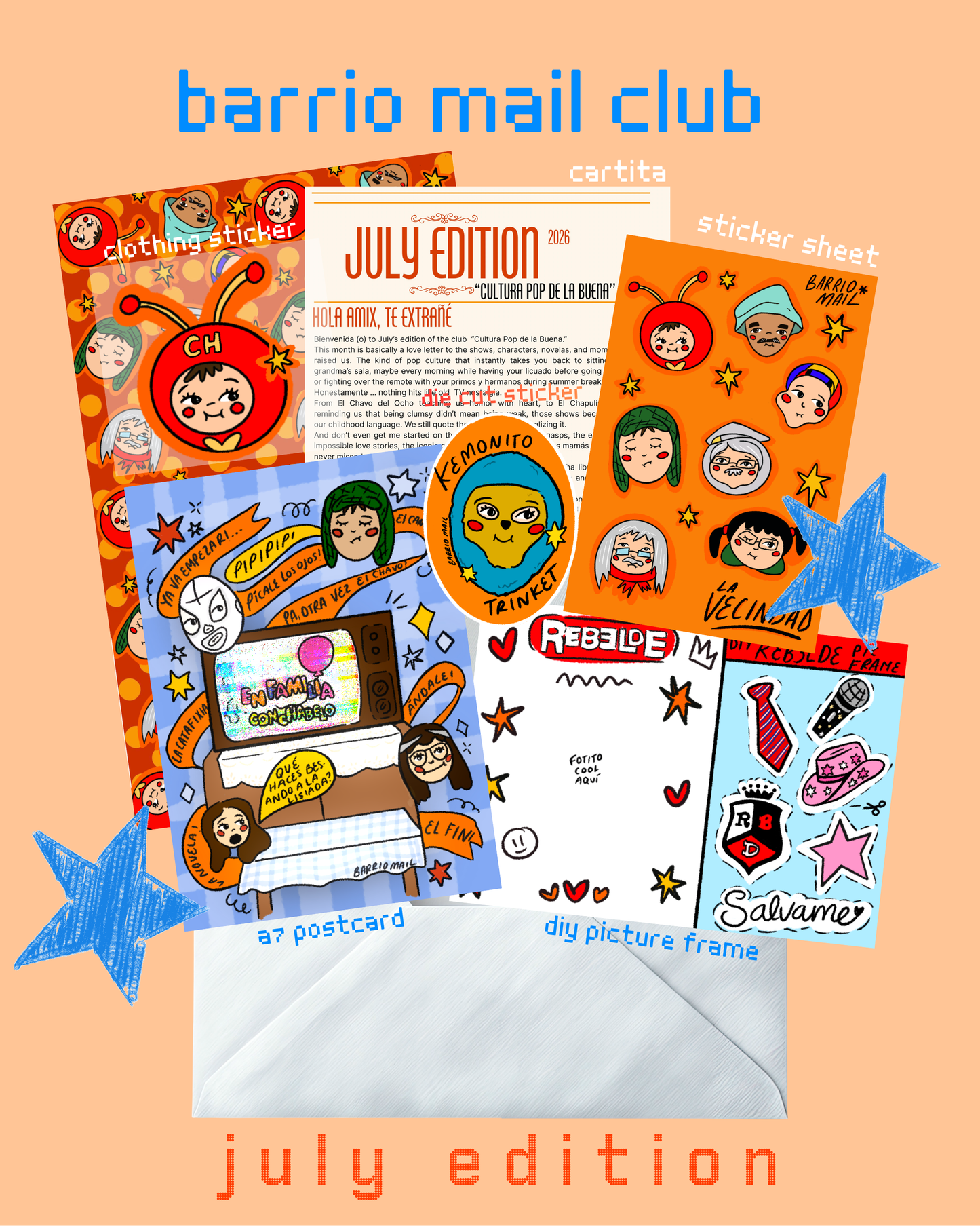 BARRIO MAIL CLUB SUBSCRIPTION