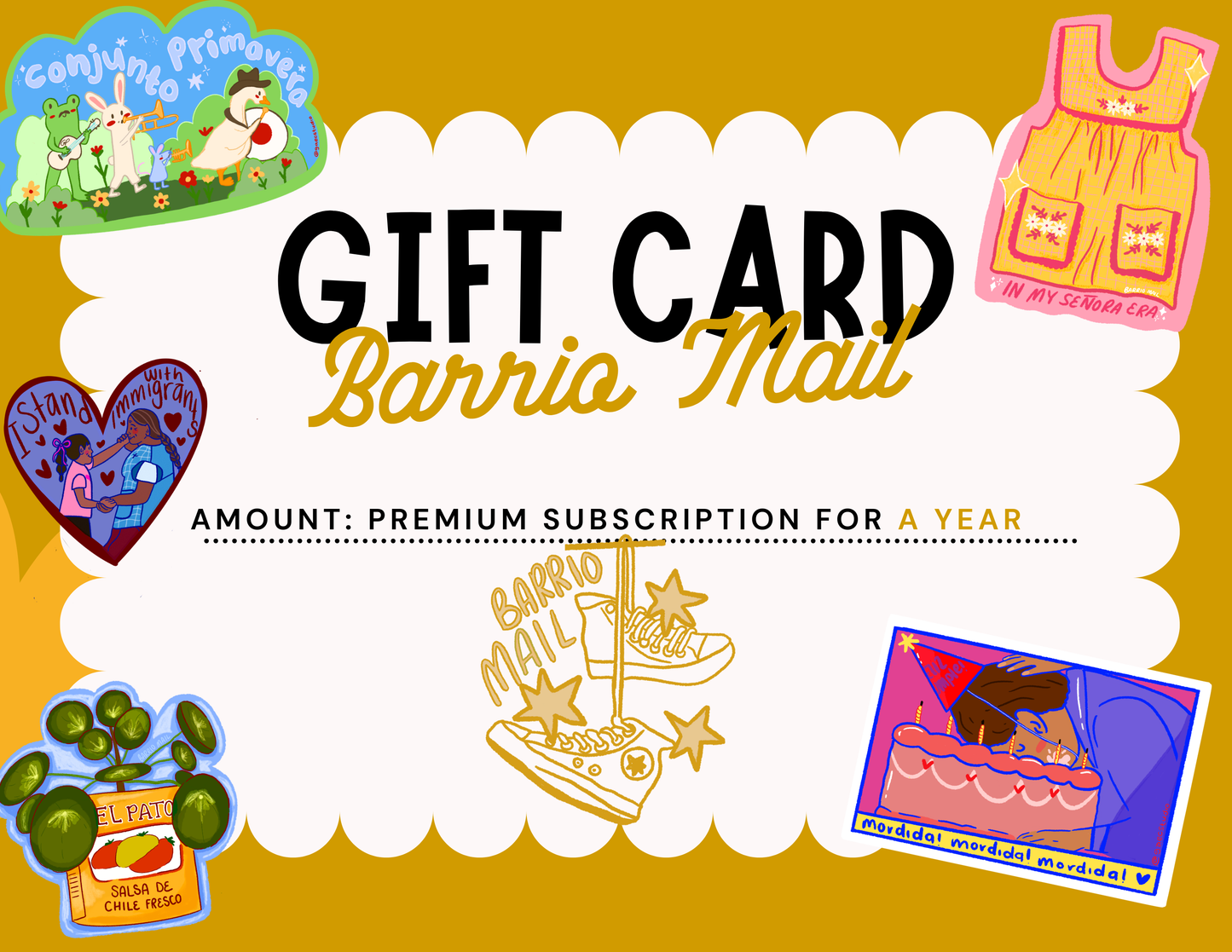 GIFT A YEAR OF BARRIO MAIL