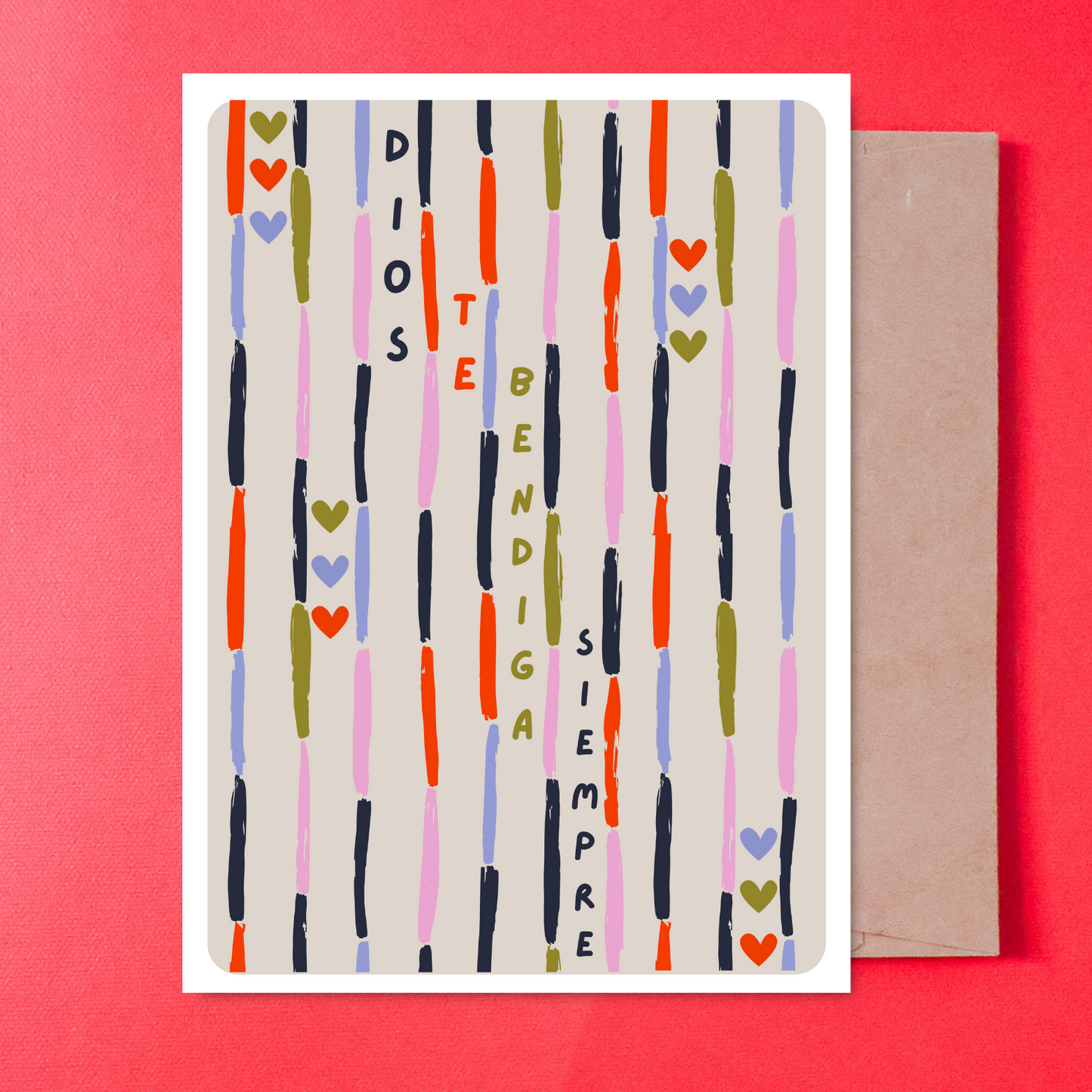 DIOS TE BENDIGA - CARD IN SPANISH